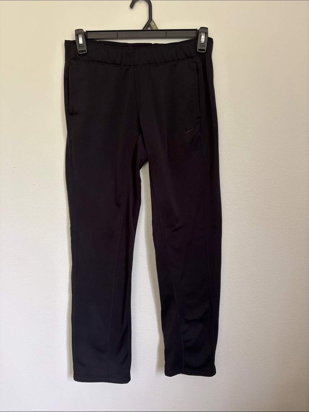 Nike Black Jogger Sweatpants with Swoosh